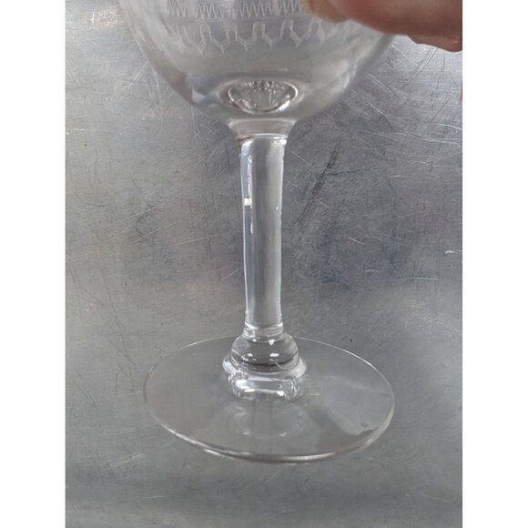 Bryce Etch #334 Liqueur Glasses 3 3/4" Stemmed Set of 3 - Picture 5 of 5